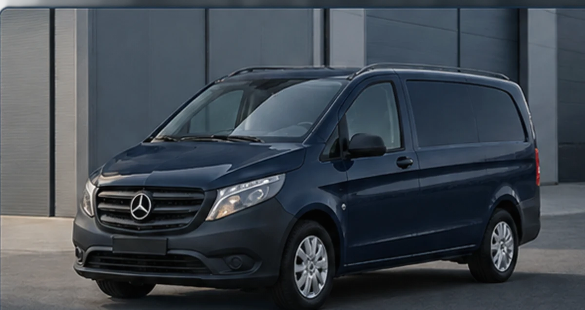 Dark blue Mercedes-Benz Vito direct fleet vehicle